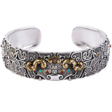 Gluttonous Men Women Open Bracelets Personality Domineering Jewelry