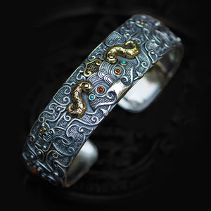 Gluttonous Men Women Open Bracelets Personality Domineering Jewelry
