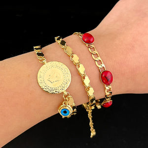 Copper Plated Chain Bracelet Unisex Jewelry Middle East Wedding