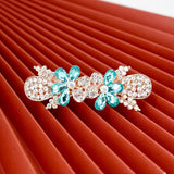 Rhinestone Flower Hair Accessory French Boutique Hairpin Women