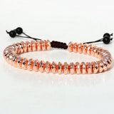 Men's Hematite Stone Beads Bracelet Friendship Jewelry