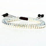 Men's Hematite Stone Beads Bracelet Friendship Jewelry