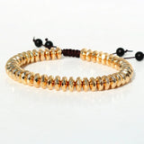 Men's Hematite Stone Beads Bracelet Friendship Jewelry