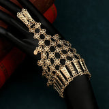 Metal Bracelet Ring Set Plating Arabic Wedding Jewelry