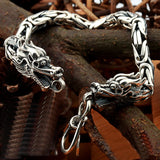 Men's Thai Silver Bracelet, Domineering and Rough Design