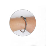 Silver Bracelet Men's Faucet Domineering Rough Thai Silver Retro Couple
