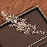 Silver Rose Tiara Hair Combs Crystal Rhinestone Combs Bridal Hair Accessories