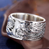 Men's Lucky Dragon Rotatable Ring Retro Personality Jewelry