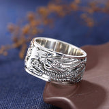 Men's Lucky Dragon Rotatable Ring Retro Personality Jewelry