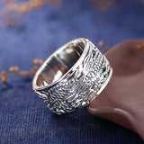Men's Lucky Dragon Rotatable Ring Retro Personality Jewelry