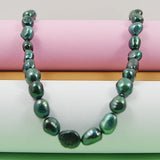 Baroque Freshwater Pearl Choker Necklace Heart Clasp