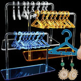 Acrylic Jewelry Display Rack Earrings Hanging Stand