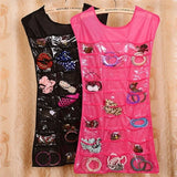 Jewelry Hanging Organizer Bag with Pockets