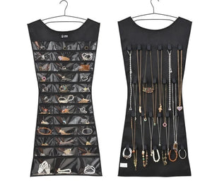 Jewelry Hanging Organizer Bag with Pockets