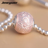 925 Silver Small Hole Beads Charms for Thin Bracelets DIY Jewelry