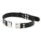Harajuku Goth Punk Pu Leather Choker Necklace Magnetic Clasp