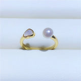 Adjustable Heart Shape Ring Mounting Base Silver Jewelry Finding