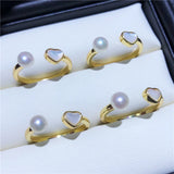 Adjustable Heart Shape Ring Mounting Base Silver Jewelry Finding