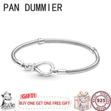 925 Silver Eternal Love Heart Women's Tennis Bracelet
