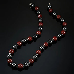 Hematite Necklace Red Health Jewelry Beads