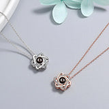 Hexagram Zircon Choker Necklace Xmas
