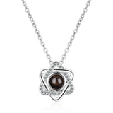 Hexagram Zircon Choker Necklace Xmas