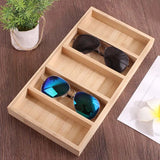 Wooden Sunglasses Storage Box Home Display Case