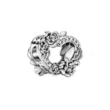 925 Sterling Silver Enamel Heart Charm for Romantic DIY Jewelry