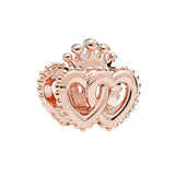 925 Sterling Silver Enamel Heart Charm for Romantic DIY Jewelry