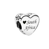 925 Sterling Silver Enamel Heart Charm for Romantic DIY Jewelry