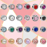 925 Sterling Silver Glass Beads Bracelets Necklaces DIY Jewelry