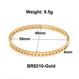 18K Stainless Steel Love Bangle for Women