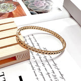 18K Stainless Steel Love Bangle for Women