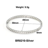 18K Stainless Steel Love Bangle for Women