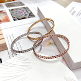 18K Stainless Steel Love Bangle for Women
