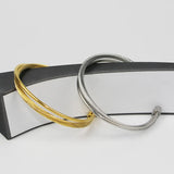 Adjustable Twisted Wire Cross Bracelet Love Bangle For Women