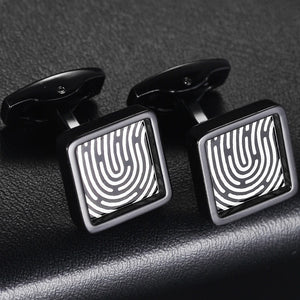 Men's Square Copper Cufflinks French Suit Accessories