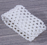 Elegant Wide Pearl Bracelet for Women