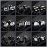Enamel Copper Square Cufflinks for Men
