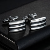 Enamel Copper Square Cufflinks for Men