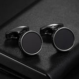 Enamel Copper Square Cufflinks for Men
