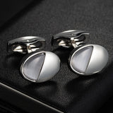 Enamel Copper Square Cufflinks for Men