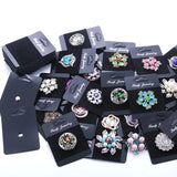 Snap Jewelry Display Board 12mm 18mm Flannel PVC Snap Holder