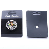 Snap Jewelry Display Board 12mm 18mm Flannel PVC Snap Holder