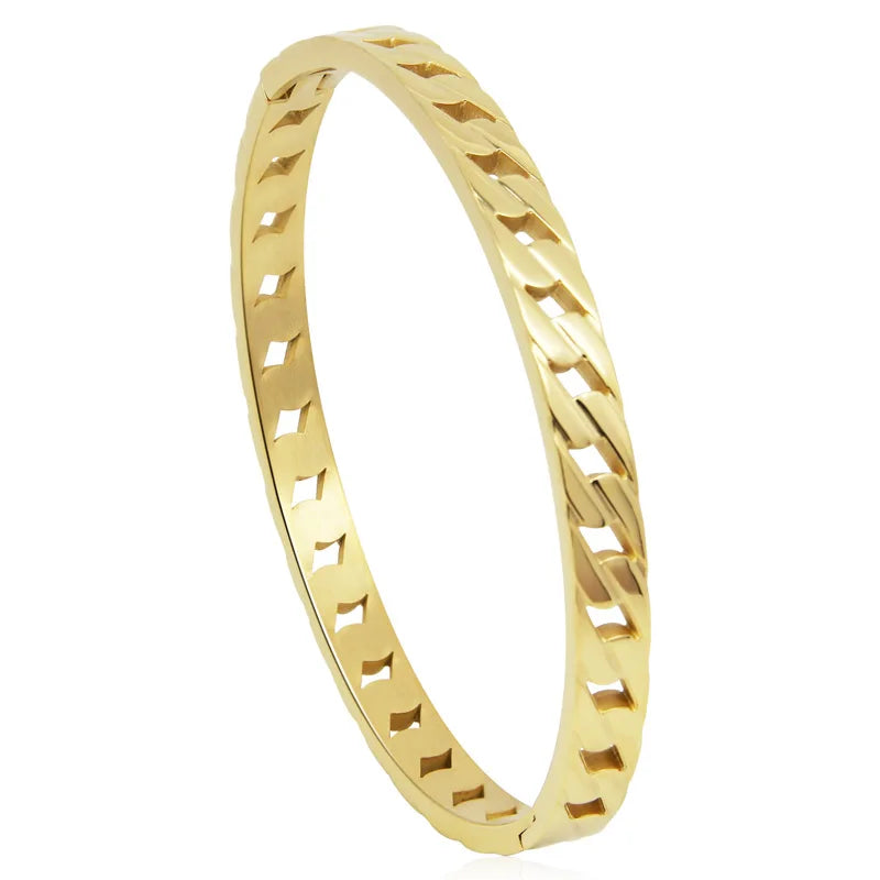 Stainless Steel Love Bangle for Women Party