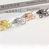 Stainless Steel Silver Bike Cufflinks French Shirt Mens Jewelry