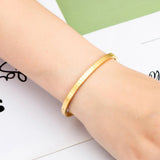 Unique Stainless Steel Geometric Bracelet Ladies Bangle