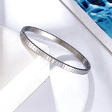 Unique Stainless Steel Geometric Bracelet Ladies Bangle
