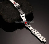 Health Magnet Stone Link Chain Bracelet 8.26''
