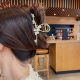 High-end Flower Ponytail Claw Clip Hairpin Women Hair Accessories